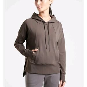 Athleta Grey Mission Hoodie Size Small